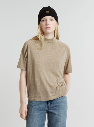 Saddle Sleeve Boxy Top